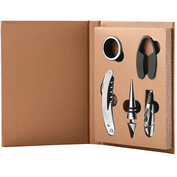 Kraft Paper Color Box Wine Set